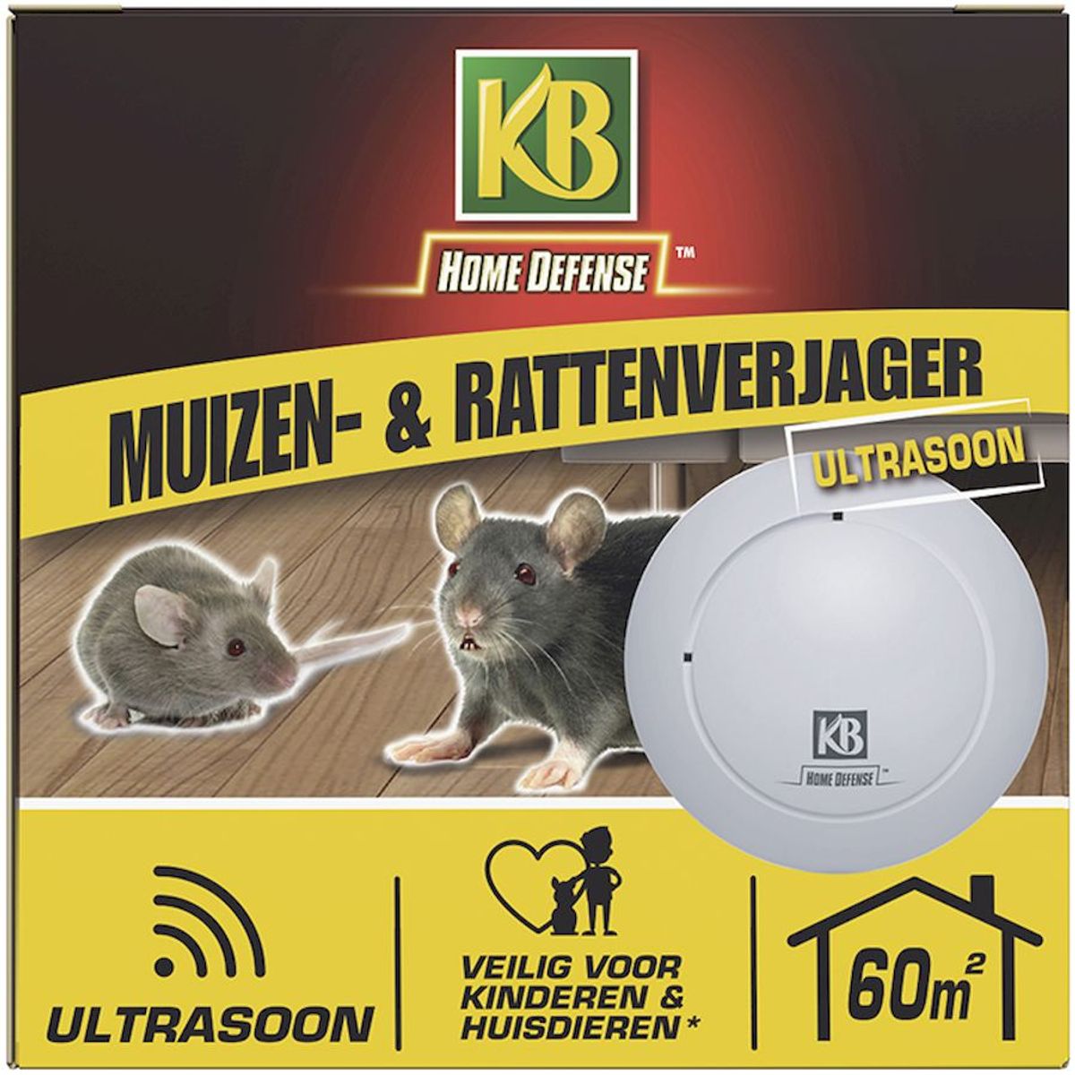 KB Home Defense Muizen- en Rattenverjager - 60m2, achterkant