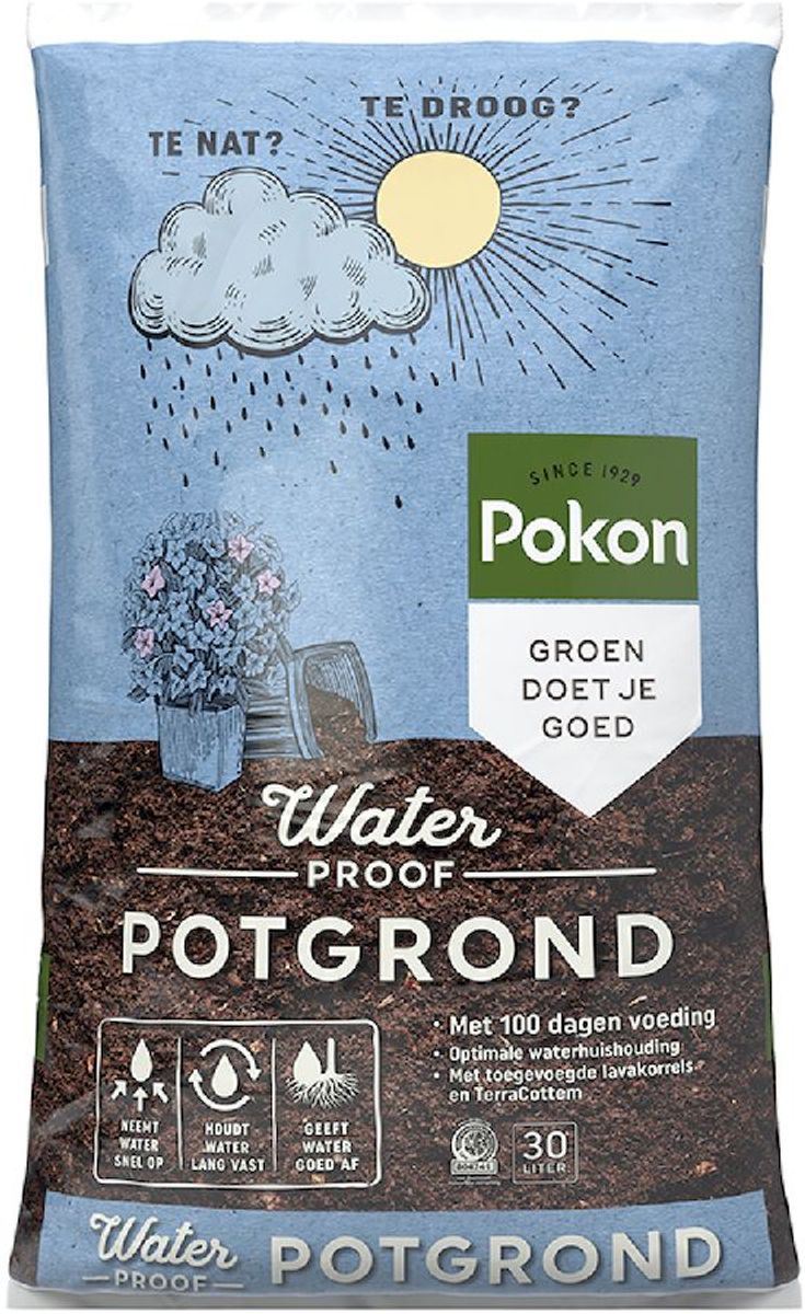 Pokon MPS Waterproof Potgrond - 30 liter
