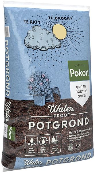 Pokon MPS Waterproof Potgrond - 30 liter, zijaanzicht
