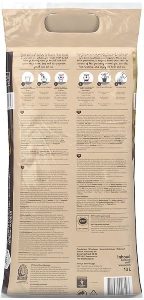 Pokon Bio Moestuin Grond - 10 liter, achterkant