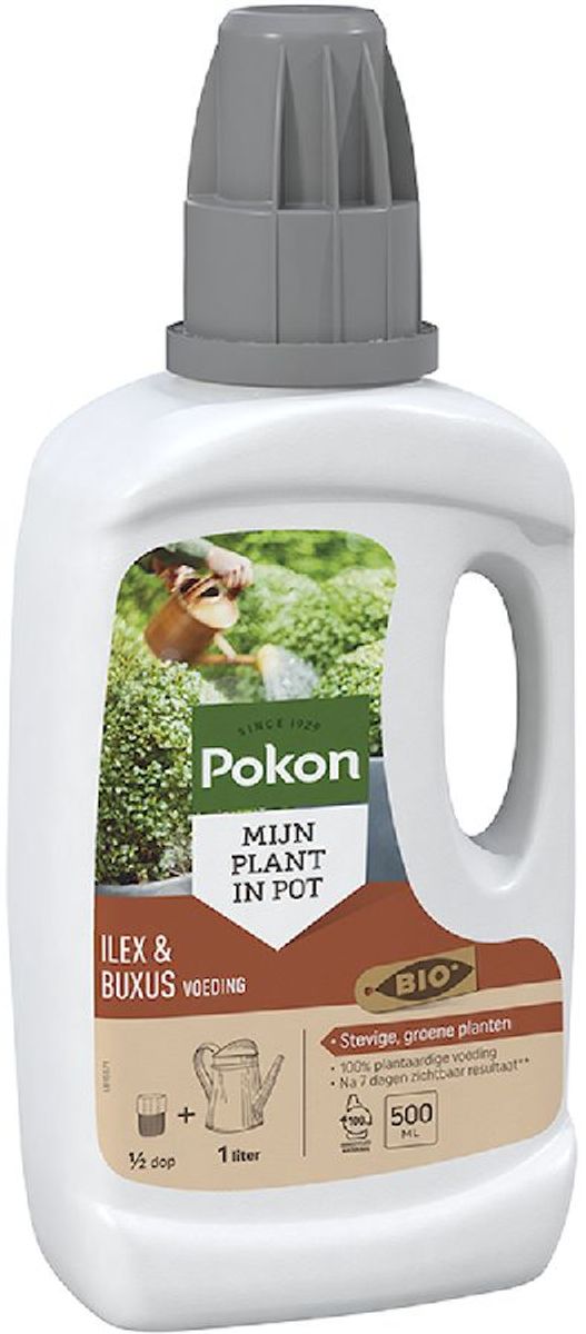 Pokon Bio Buxus & Ilex Voeding - 500 ml, zijaanzicht