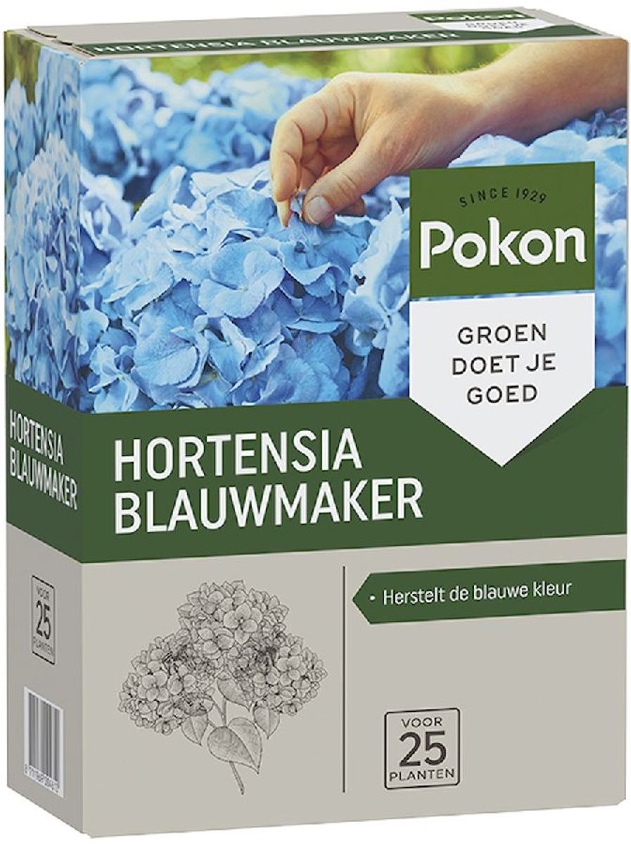 Pokon Hortensia Blauwmaker - 500 gr, zijaanzicht