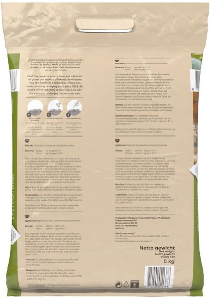 Pokon Bio Kalk - 5 kg, achterkant