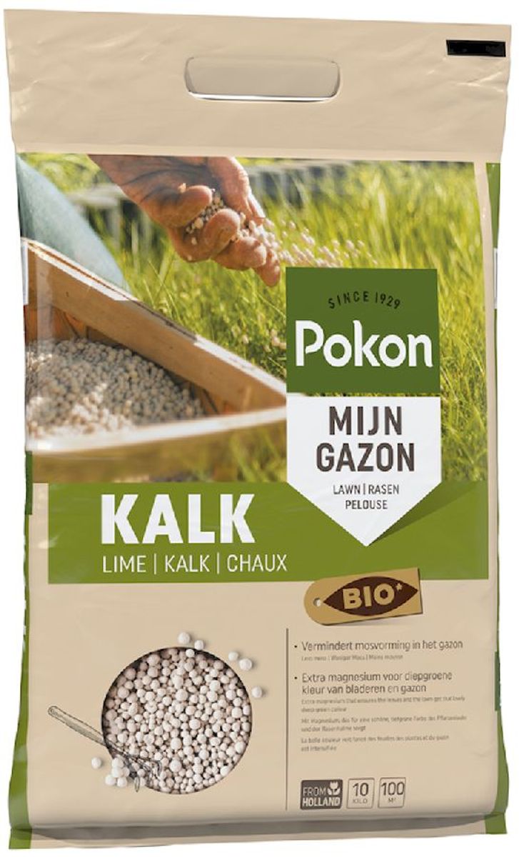 Pokon Bio Kalk - 10 kg, zijaanzicht