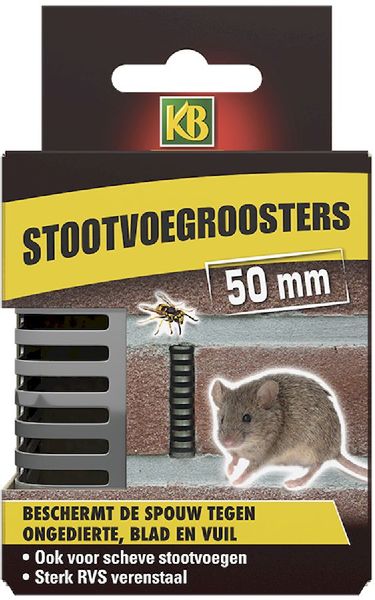 KB Home Defense Stootvoegrooster - 10 stuks - 50 mm 