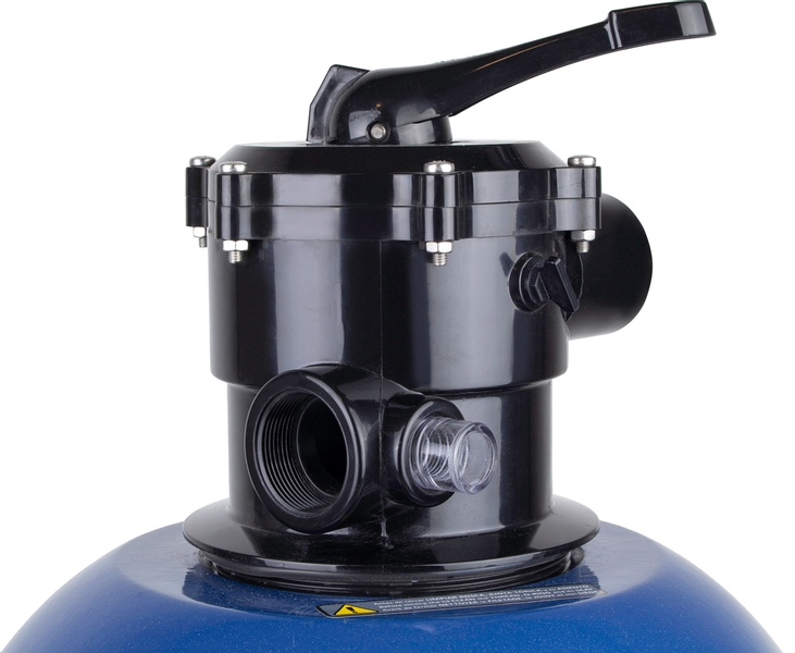 Kripsol Artik Classic top mount zandfilter 10,5m³ aansluitingen
 