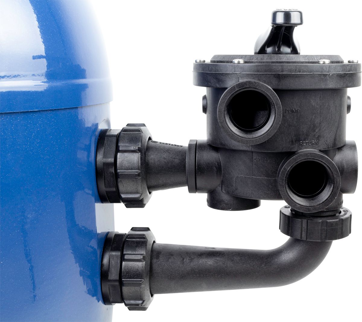 Kripsol Artik Classic side mount zandfilter 6,5m³ - aansluitingen