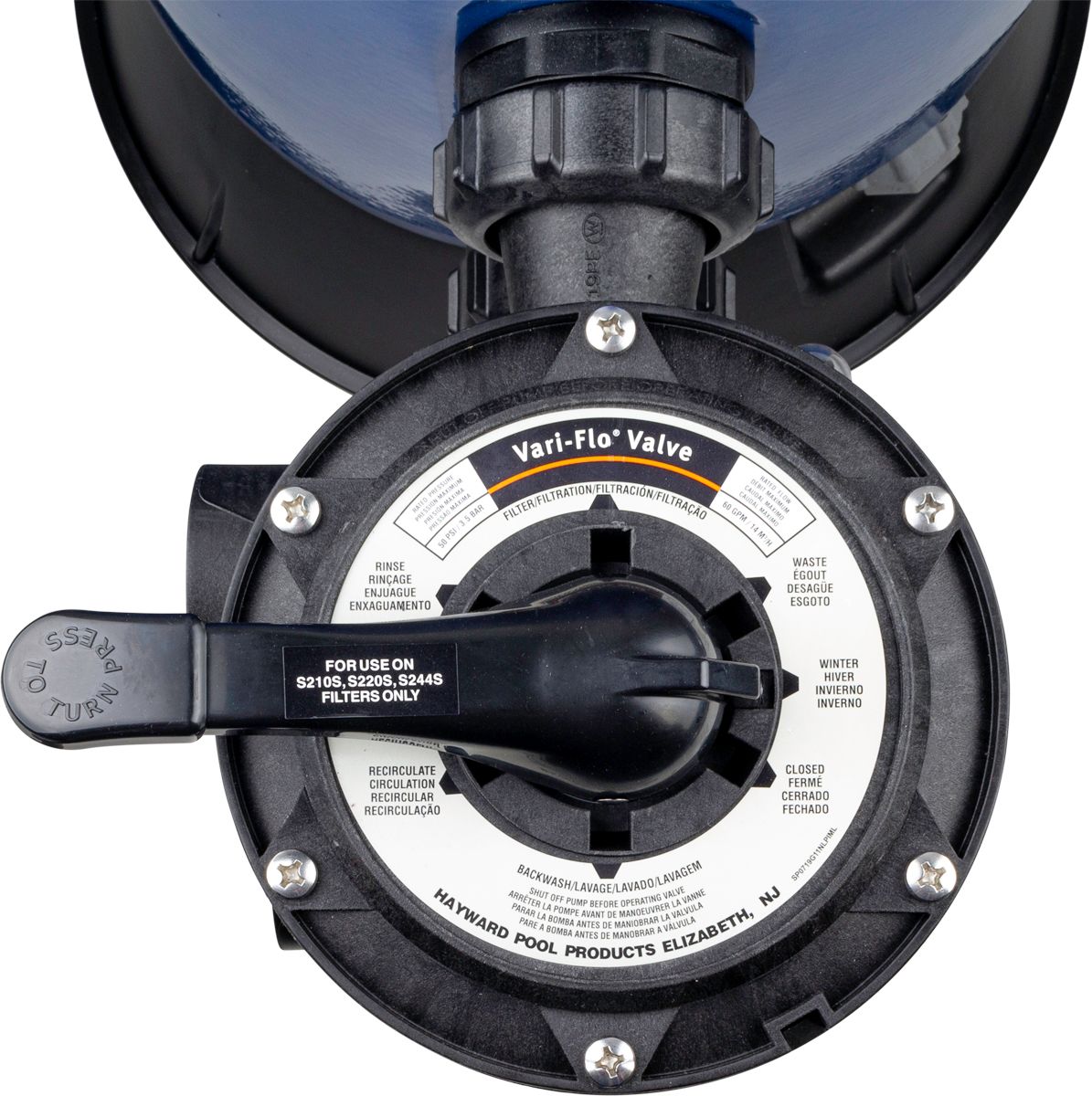 Kripsol Artik Classic side mount zandfilter 16m³ - montagekraan