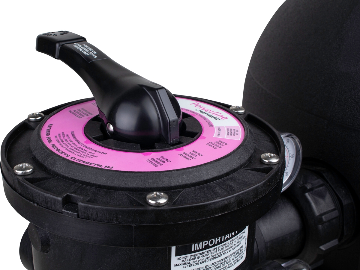 Hayward Powerline side mount zandfilter 10m³ standen
