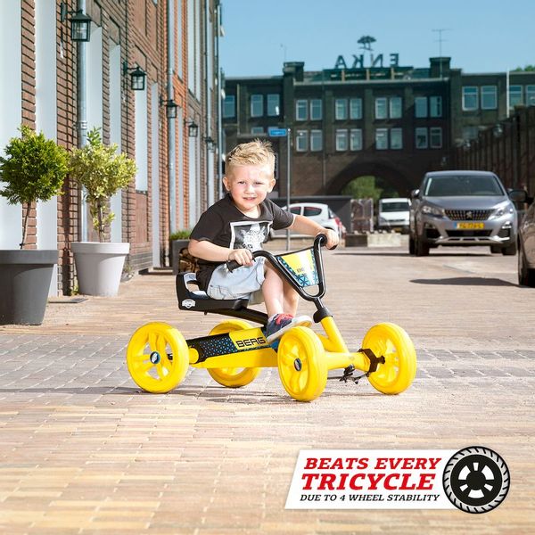 BERG Buzzy BSX skelter in gebruik