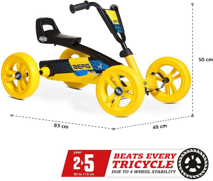 BERG Buzzy BSX skelter afmetingen