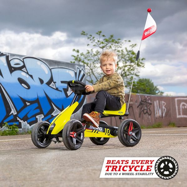 BERG Buzzy Aero skelter, plezier op de skelter