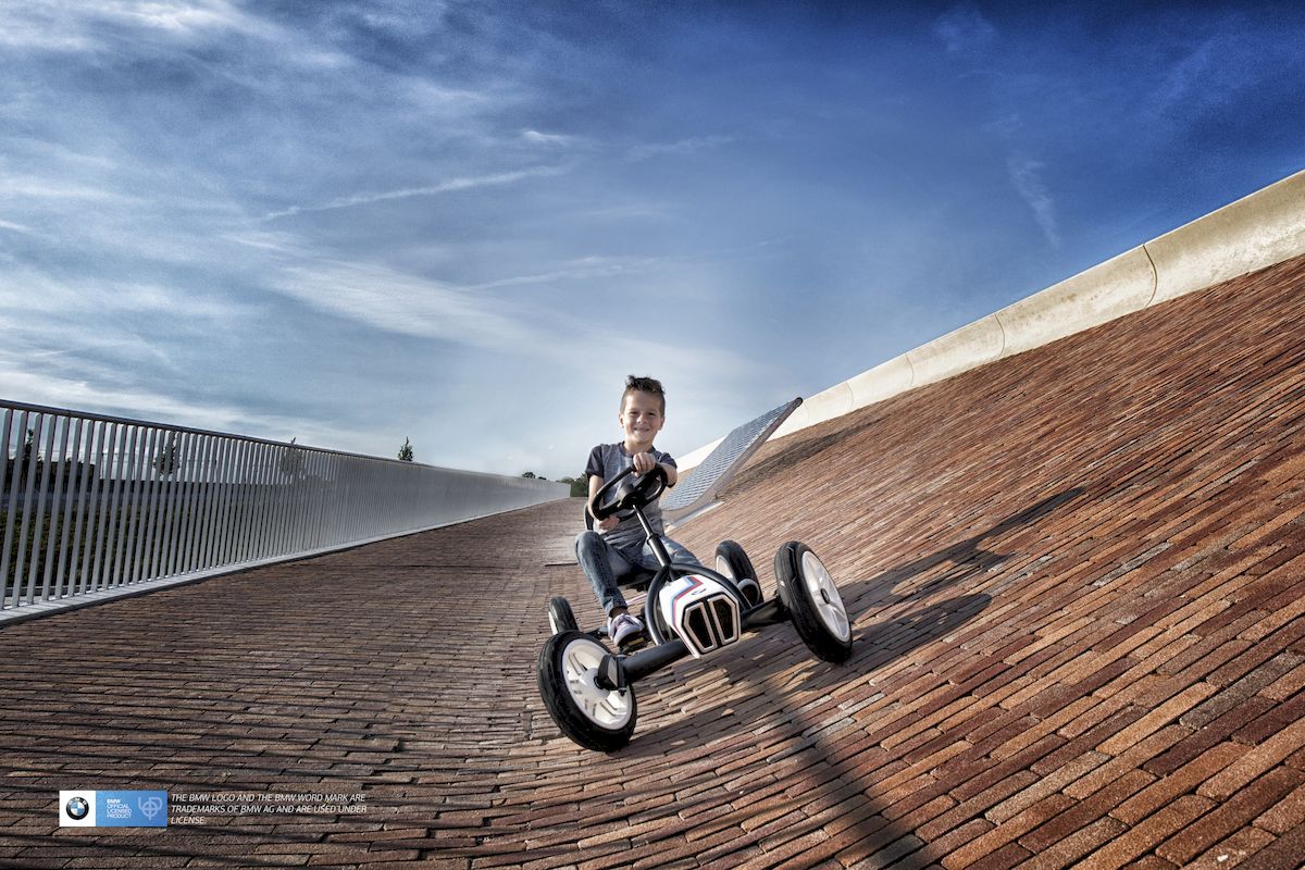 BERG BMW Street Racer skelter, plezierige jongen 