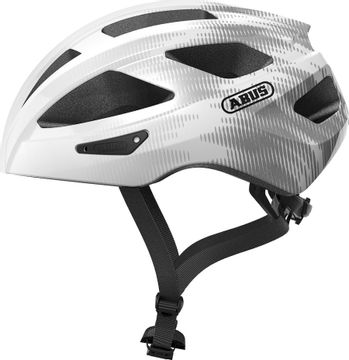Abus Macator e-bike helm - Wit/Zilver