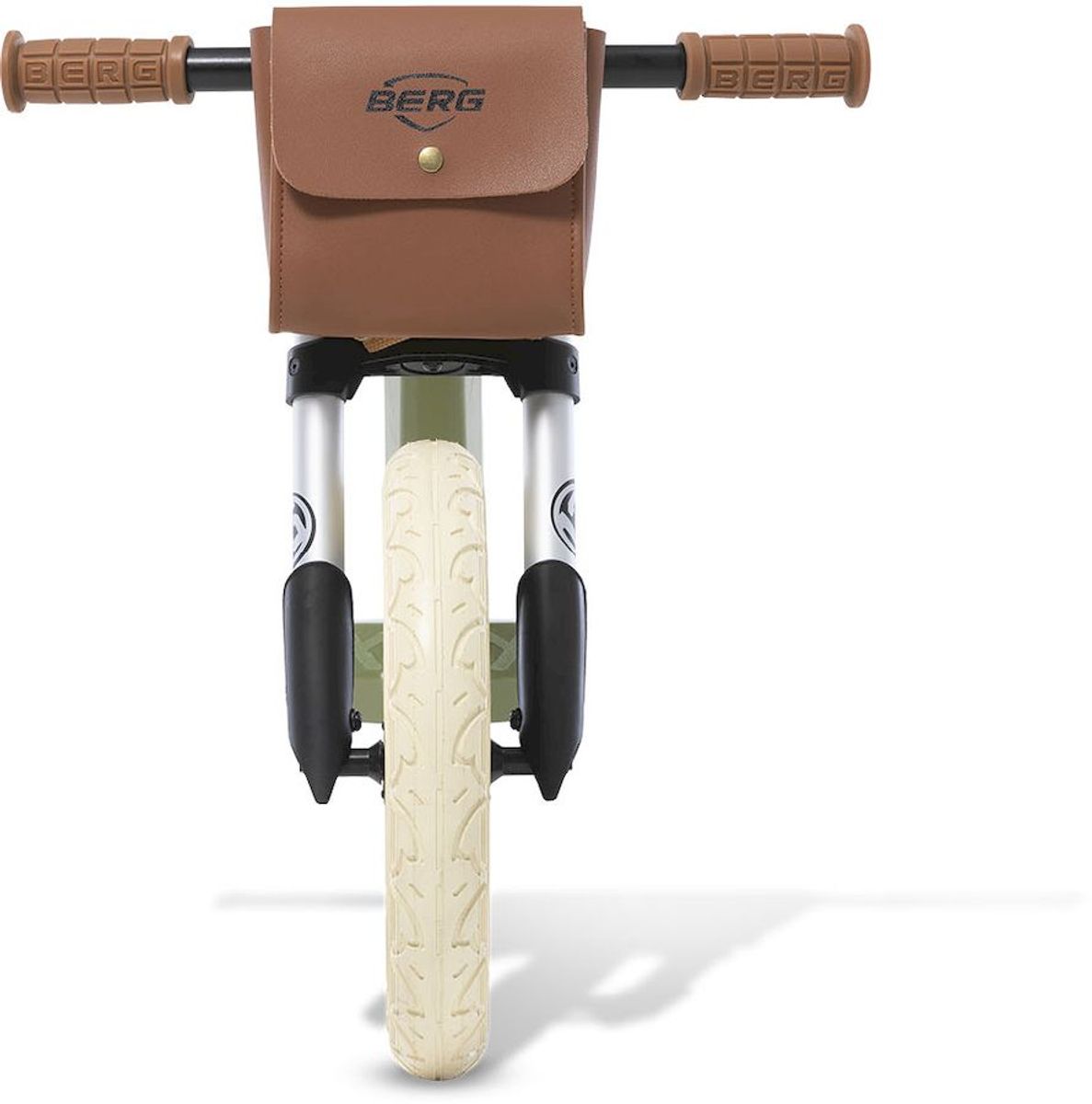 BERG Biky Retro loopfiets - Groen, voorkant