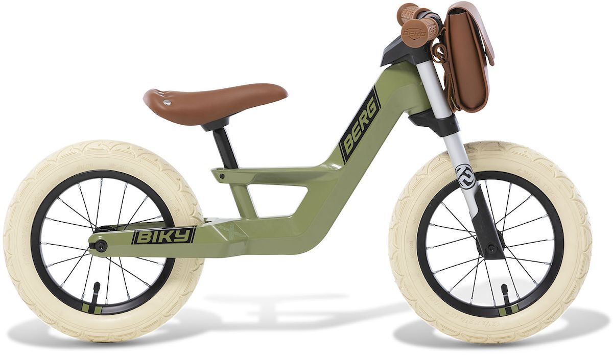 BERG Biky Retro loopfiets - Groen, zijkant