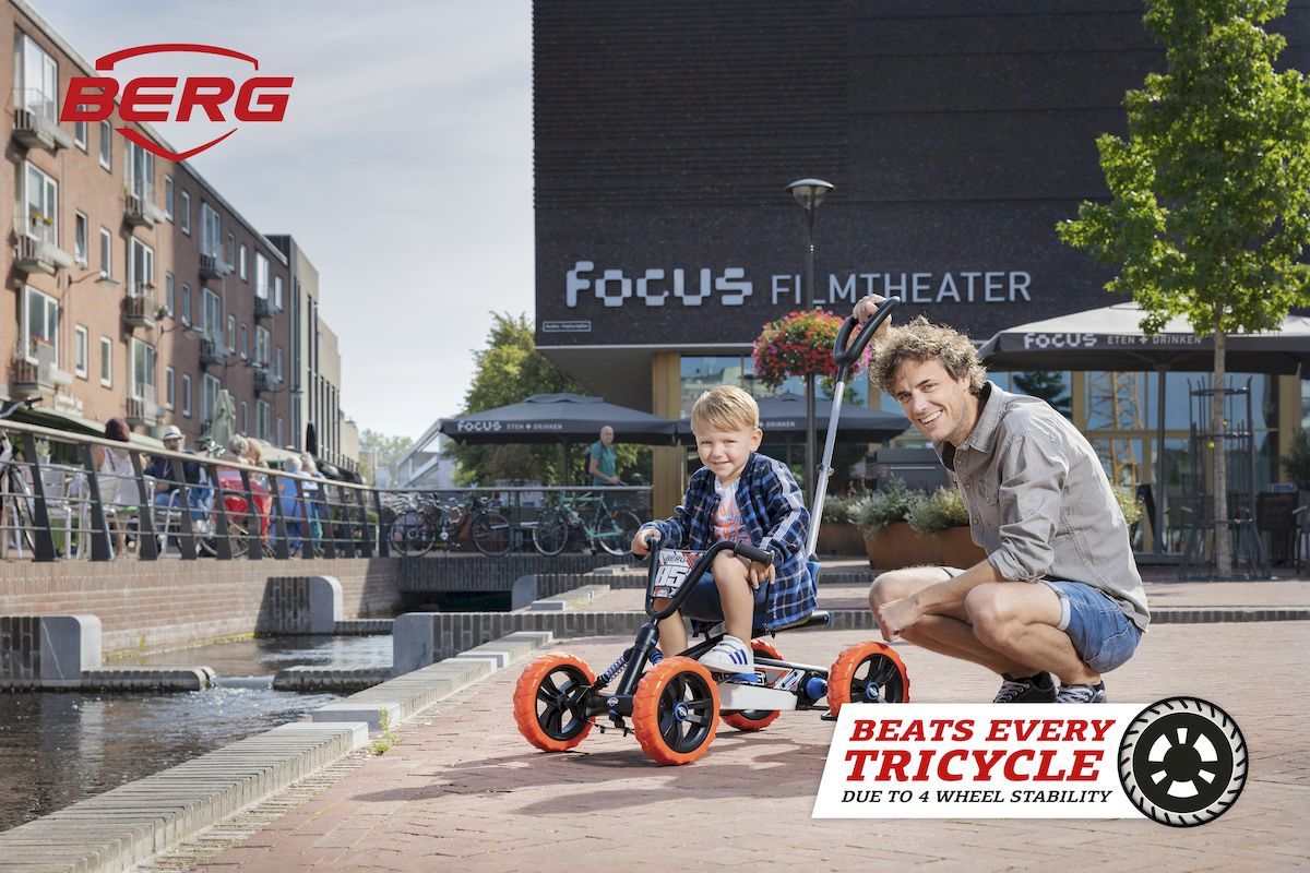 BERG Buzzy Nitro 2-in-1 skelter, ontdekken op de skelter