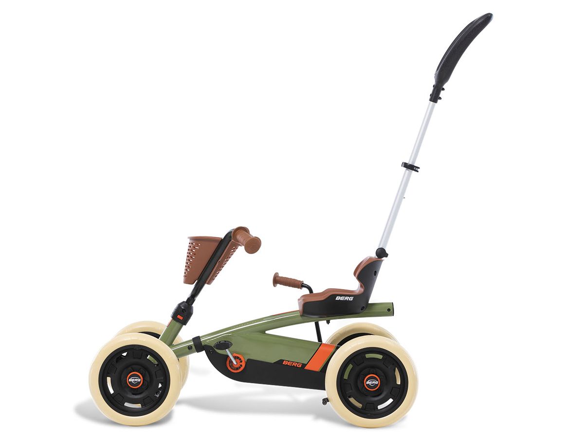 BERG Buzzy Retro 2-in-1 Green skelter, zijkant