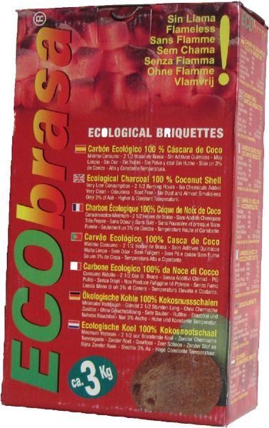 Ecobrasa kokosbriketten 3 kg