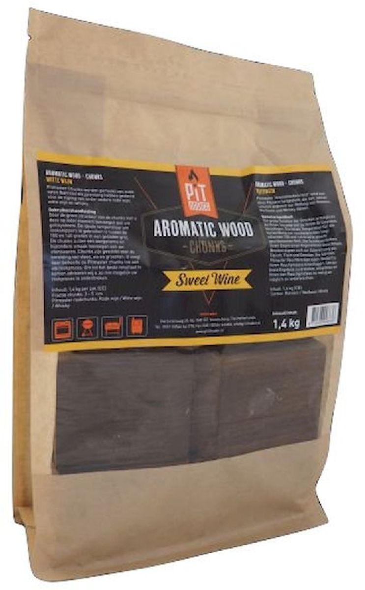 Pitmaster chunks rookhout - Witte wijn