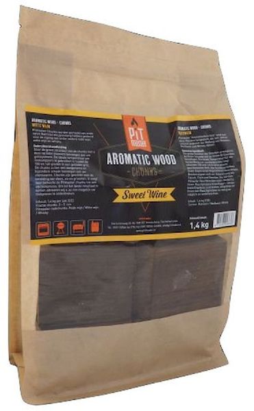 Pitmaster chunks rookhout - Witte wijn