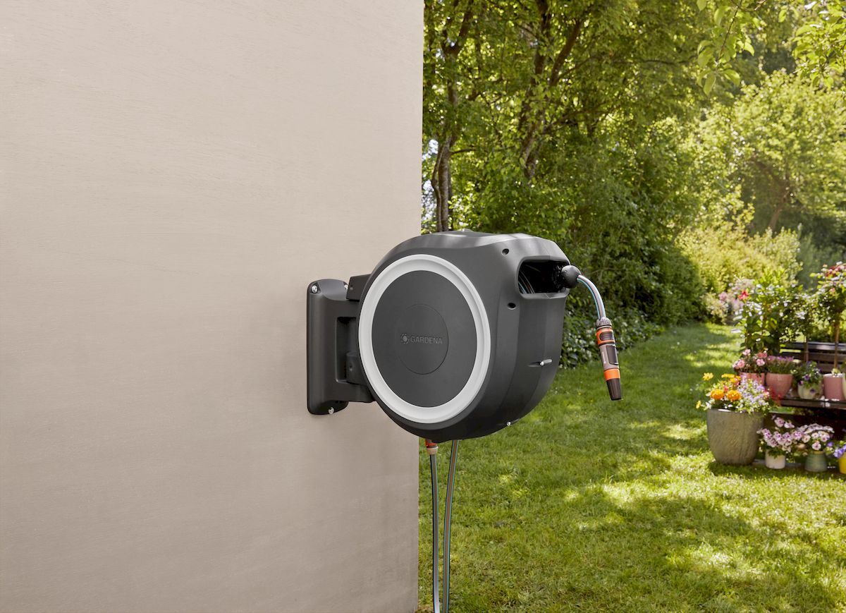 Gardena Aufrollbarer AutomatikSchlauchaufroller 25 Meter