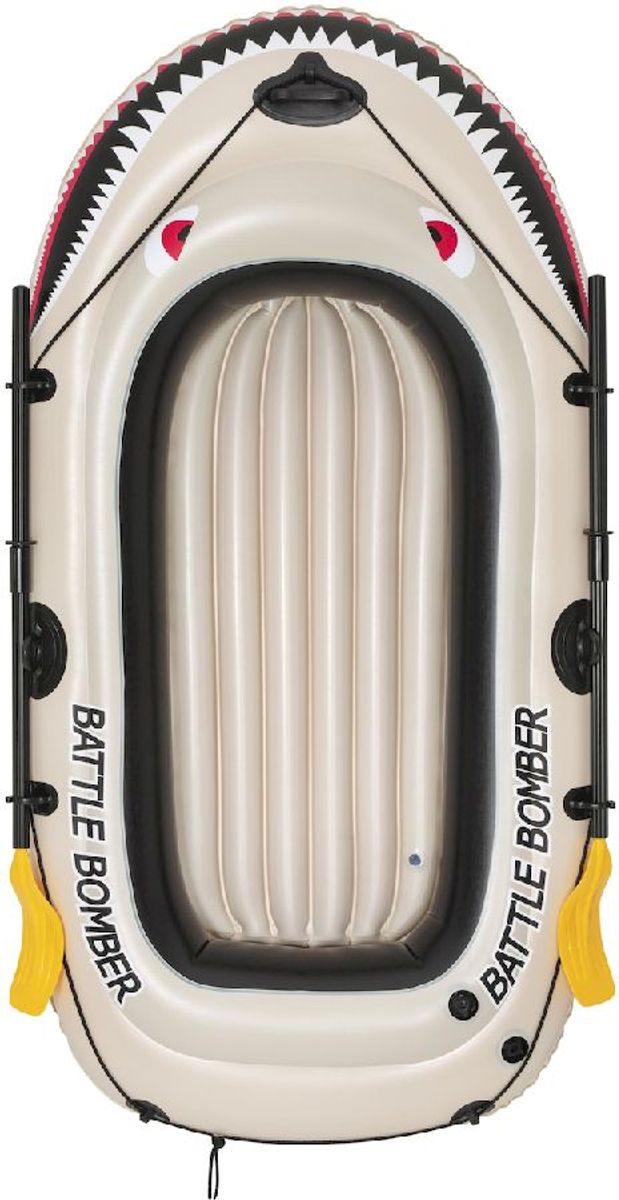 Bestway Battle Bomber opblaasbare boot set bovenkant