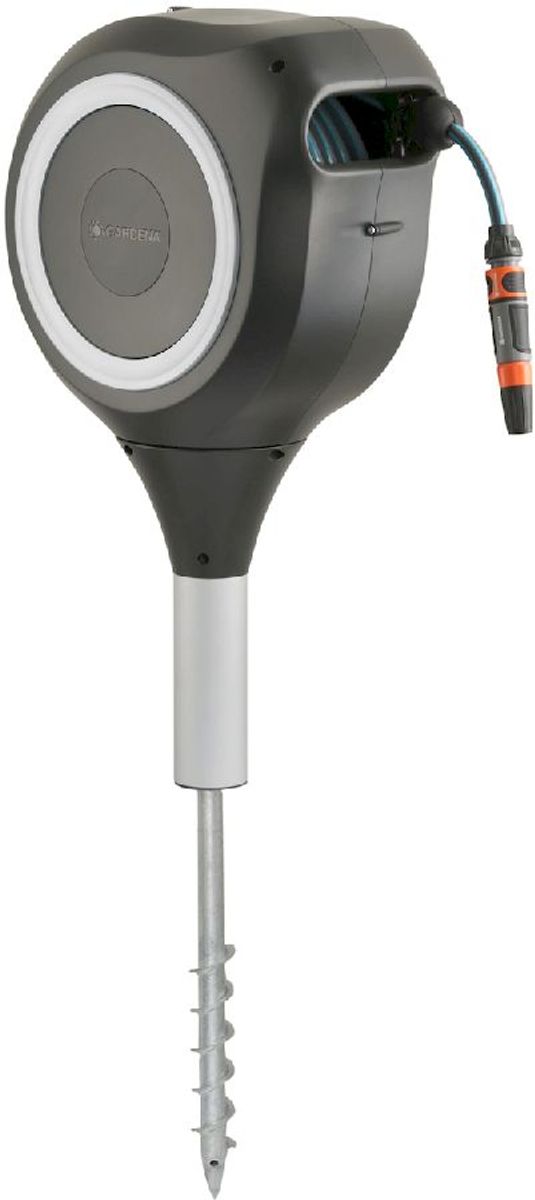 Gardena roll-up automatic tuinslangbox - 20 meter, de grondpen