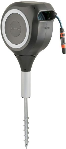 Gardena roll-up automatic tuinslangbox - 20 meter, de grondpen