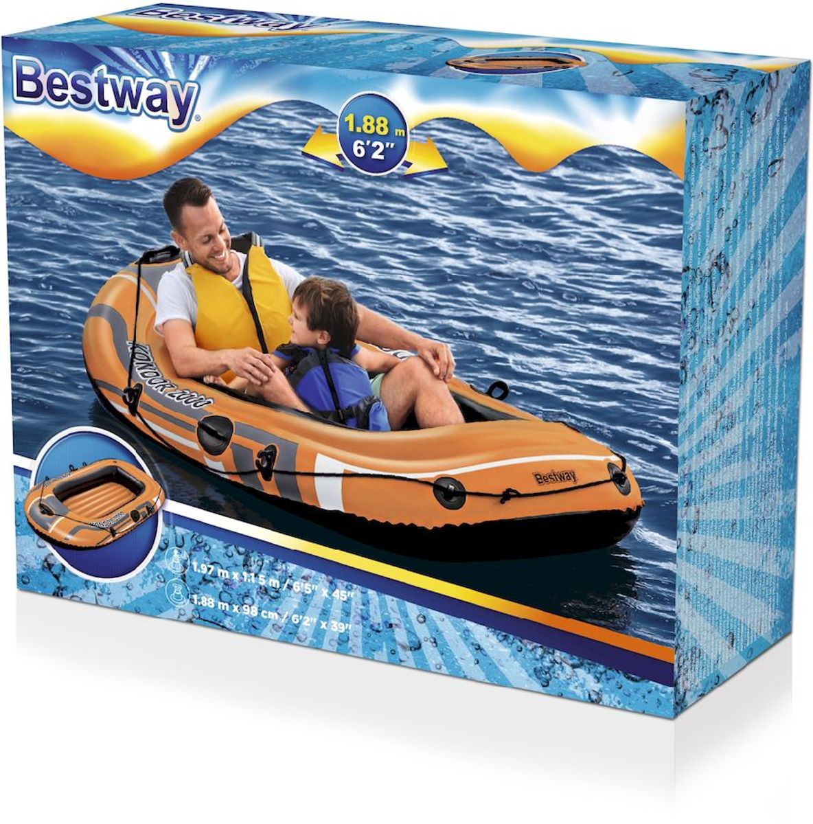 Bestway Kondor opblaasboot - 2 personen verpakking