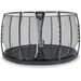 Exit Dynamic Groundlevel trampoline met net - Ø366 cm - zwart