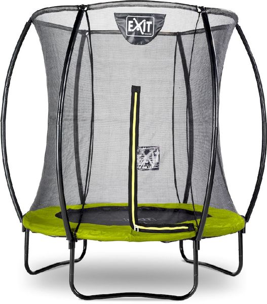 Bron Korea slikken Exit Silhouette trampoline met net - Ø 183 cm - Limegroen