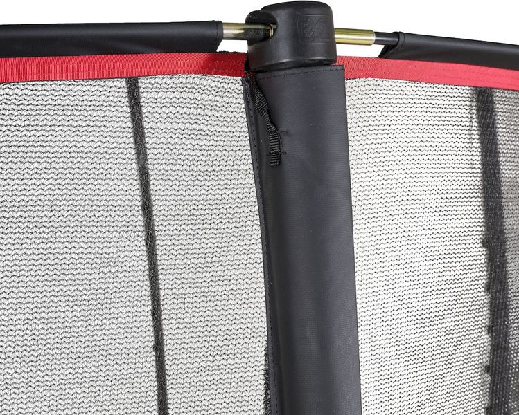 Exit PeakPro trampoline met net en ladder - Ø305 cm - Zwart - paal veiligheidsnet