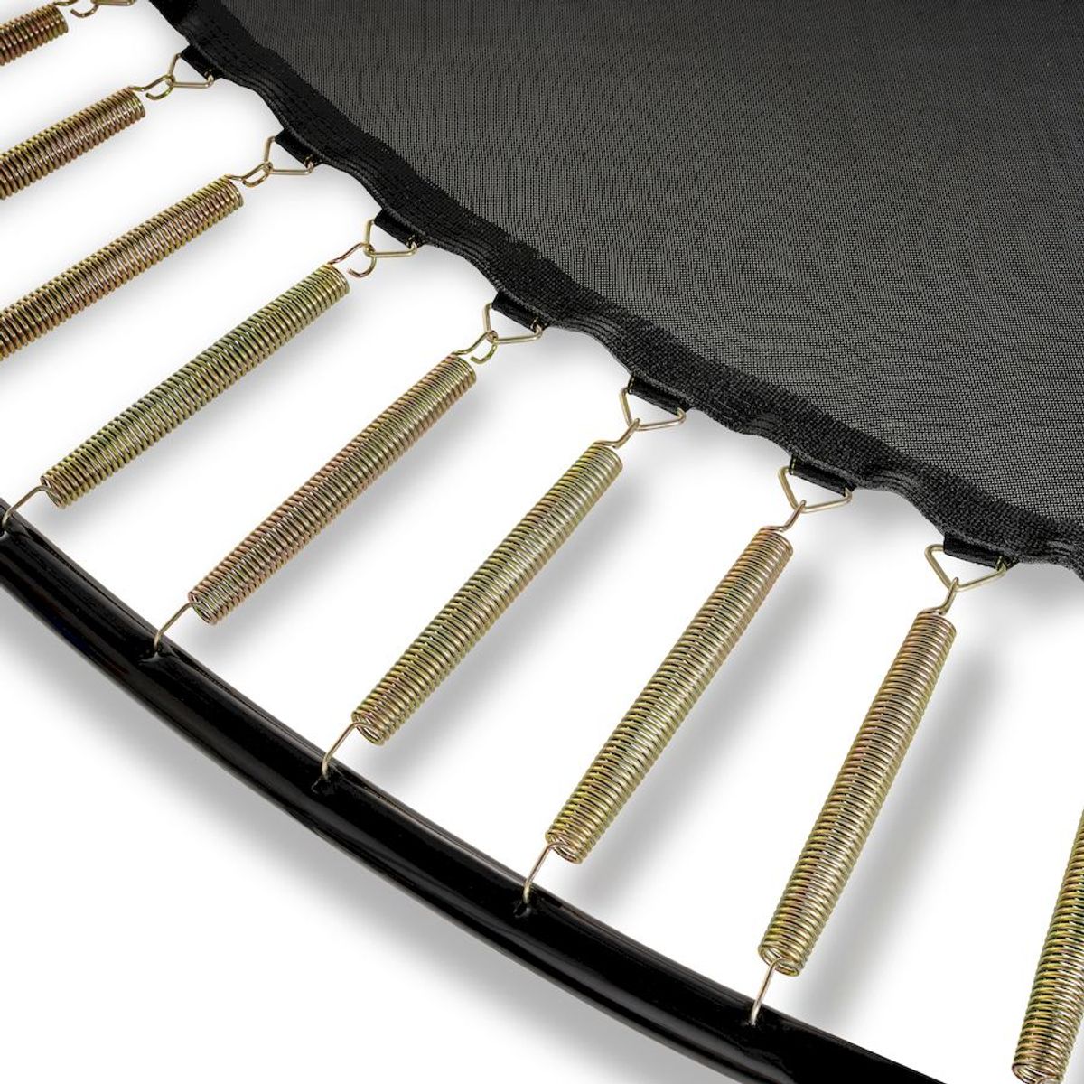 Exit PeakPro trampoline met net en ladder - Ø366 cm - Zwart - veren