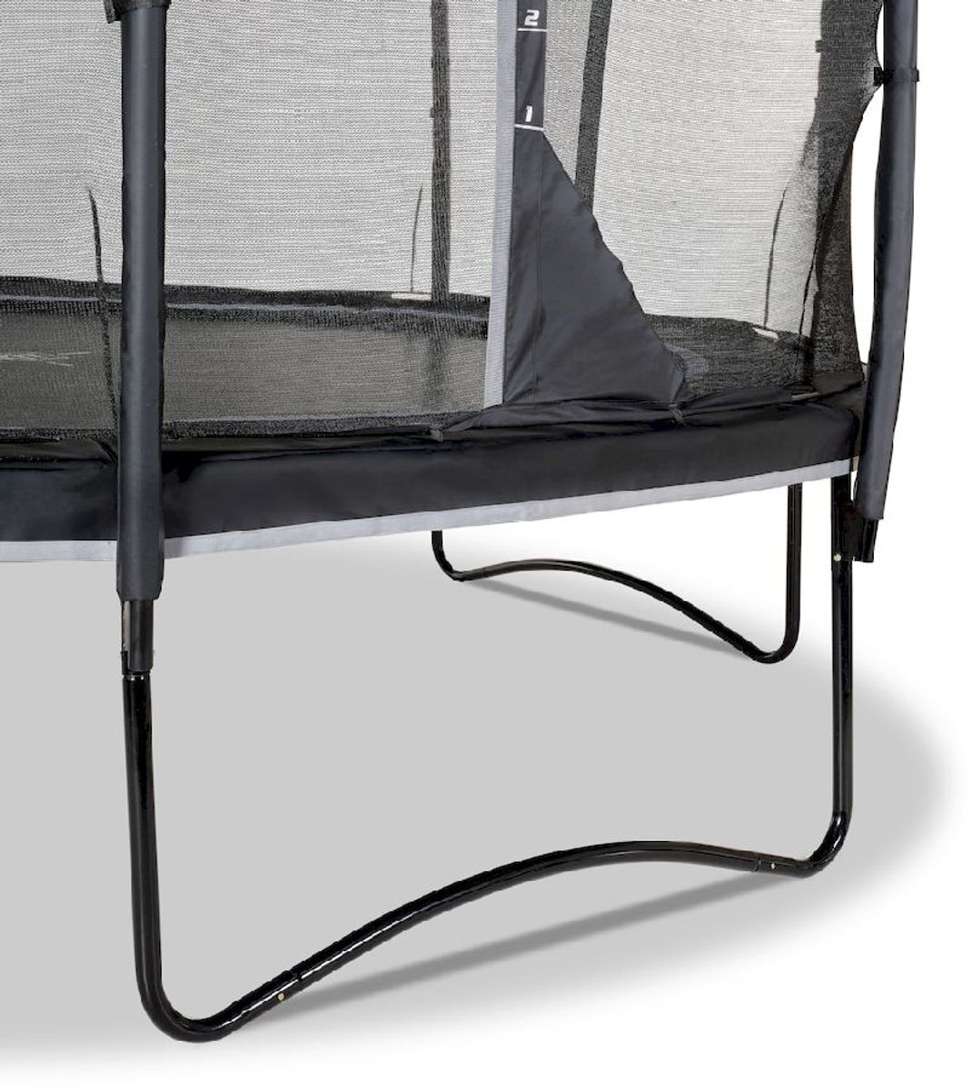 Exit PeakPro trampoline met net en ladder - Ø366 cm - Zwart - stevig frame