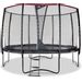 Exit PeakPro trampoline met net en ladder - Ø366 cm - Zwart