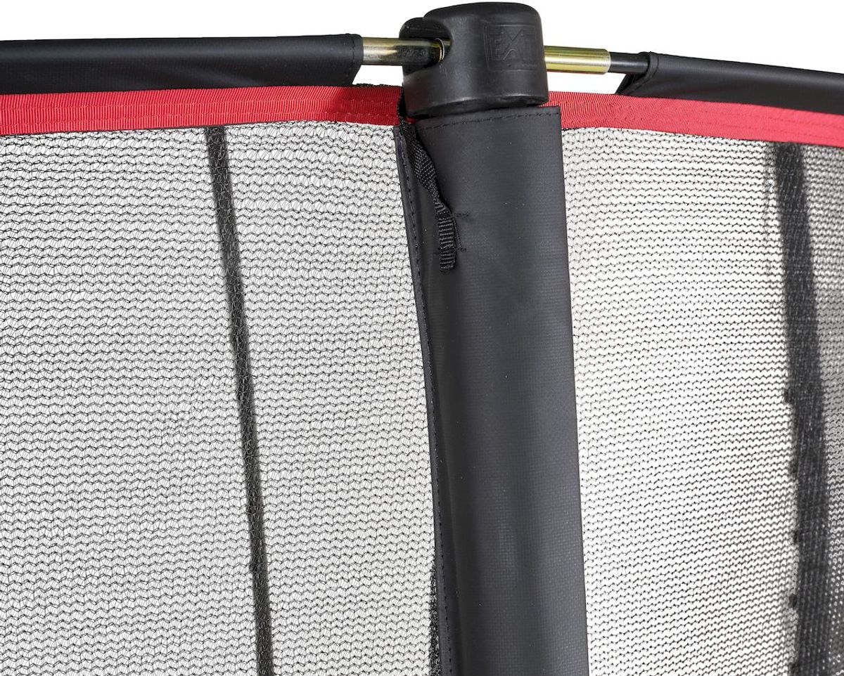 Exit PeakPro trampoline met net en ladder - Ø427 cm - Zwart - paal veiligheidsnet