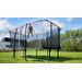 Exit PeakPro trampoline met net en ladder - 427 x 244 cm - Zwart - trampoline in tuin