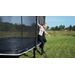 Exit PeakPro trampoline met net en ladder - 427 x 244 cm - Zwart - eenvoudig te betreden met ladder