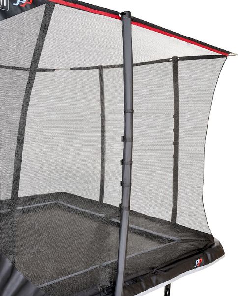 Exit PeakPro trampoline met net en ladder - 427 x 244 cm - Zwart - met veiligheidsnet
