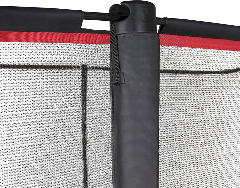 Exit PeakPro trampoline met net en ladder - 458 x 275 cm - Zwart - paal veiligheidsnet