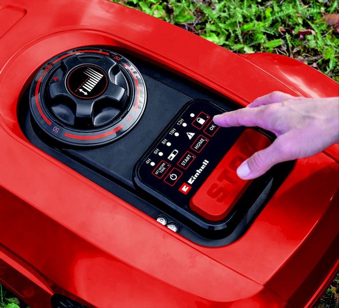 Einhell GC-RM 500 robotmaaier bedieningspaneel