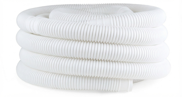 Zwembadslang 38 mm - 4 meter - Wit