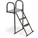 EXIT trampoline platform met ladder voor framehoogte van 65 - 80 cm