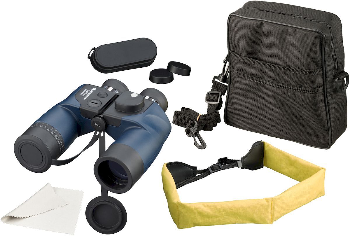 Bresser Topas verrekijker met kompas - 7x50 mm - complete set