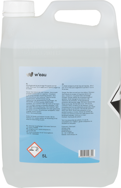W'eau vloeibare pH plus - 5 liter
