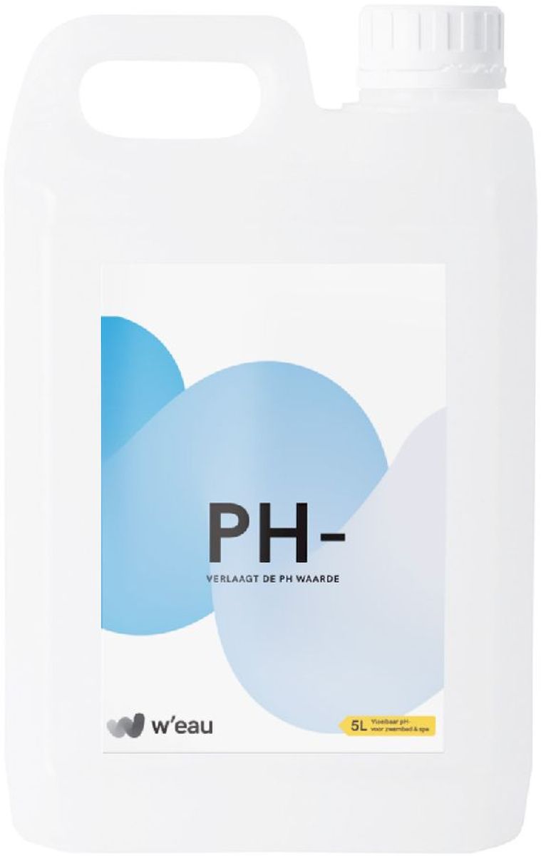 W'eau Liquid pH verlager 5 liter