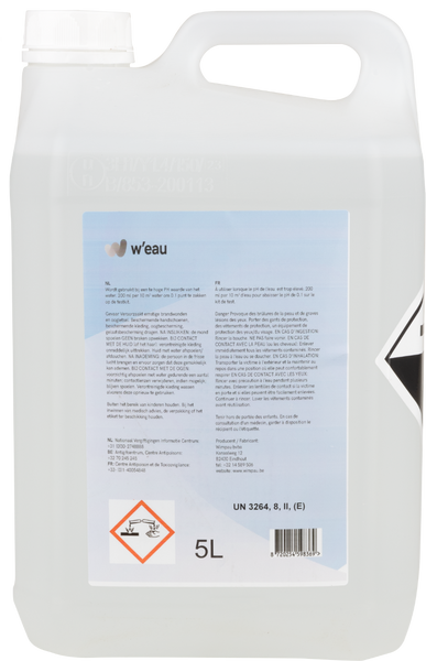 W'eau vloeibare pH minus - 5 liter
