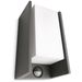 Philips EcoMoods Bridge E27 sensor wandlamp - Antraciet product onderzijde