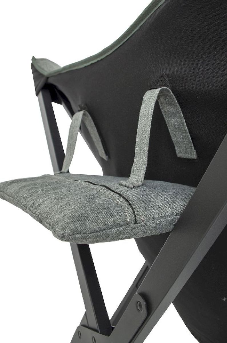 Bo-Camp Industrial Relaxstoel Molfat Groen/Grijs